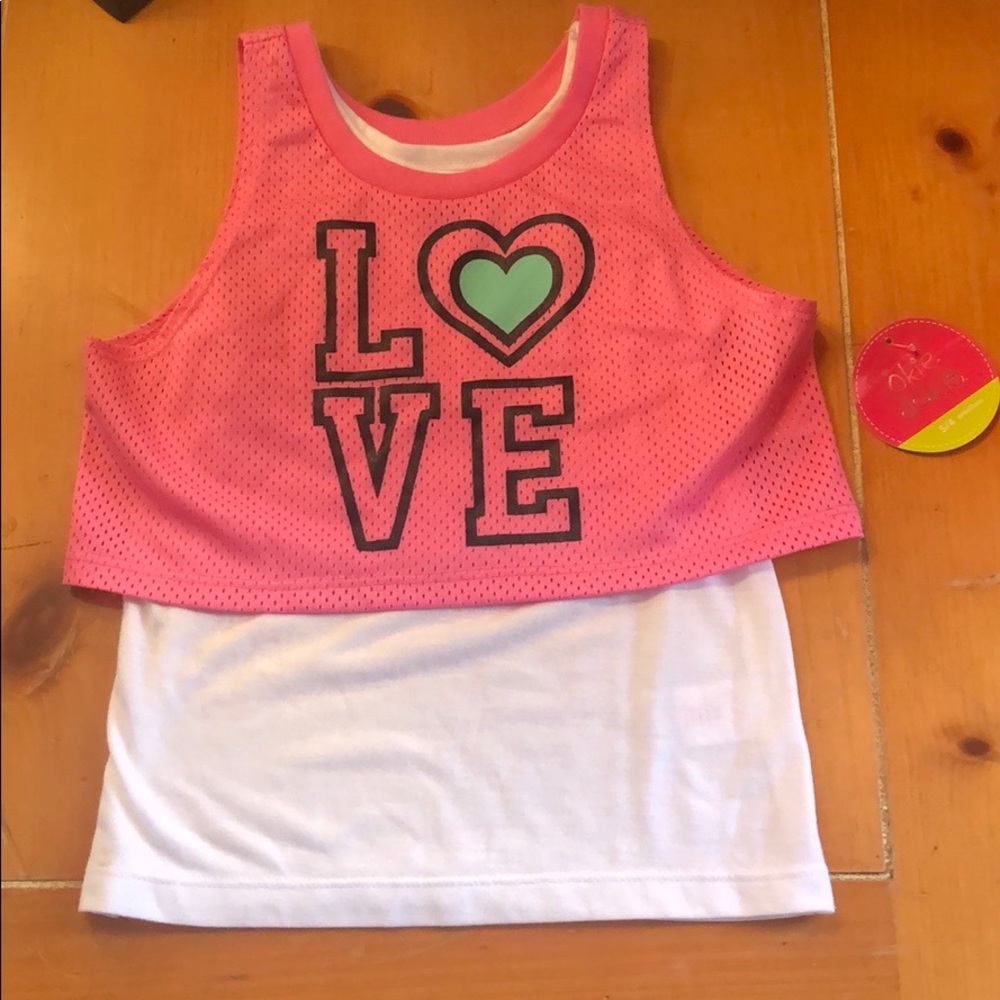 Girls U Neck Short Sleeve Graphic T-Shirt-Toddler